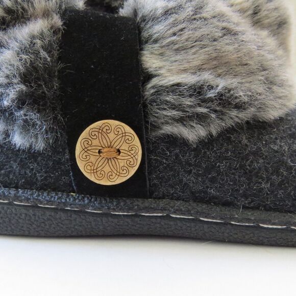 Woolrich Women's Grand Lodge Wool Slipper with Rubber Sole  size 6 EUC - Picture 5 of 6